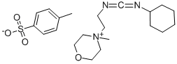 1-シクロヘキシル-3-(2-モルホリノエチル)カルボジイミドメト-p-トルエンスルホナート 化学構造式