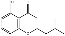 1-[2-HYDROXY-6-(ISOPENTYLOXY)PHENYL]ETHAN-1-ONE Struktur
