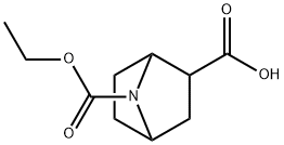 7-Aza-bicyclo[2.2.1]heptane-2,7-dicarboxylic acid 7-tert-butyl ester Struktur