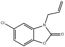3-Allyl-5-chlorobenzoxazol-2(3H)-one Struktur