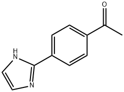 1-[4-(1H-IMIDAZOL-2-YL)-PHENYL]-ETHANONE 结构式