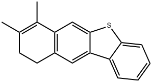 9,10-Dihydro-7,8-dimethylbenzo[b]naphtho[2,3-d]thiophene,24964-00-9,结构式