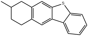 7,8,9,10-Tetrahydro-8-methylbenzo[b]naphtho[2,3-d]thiophene Structure