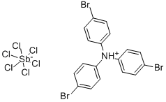 TRIS(4-BROMOPHENYL)AMINIUM HEXACHLOROANTIMONATE Struktur