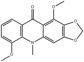 6,11-Dimethoxy-5-methyl-1,3-dioxolo[4,5-b]acridin-10(5H)-one|