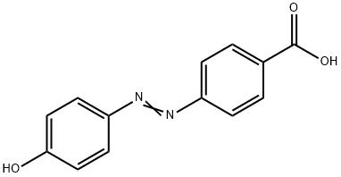 4'-羟基苯偶氮基-4-羧酸水合物,2497-38-3,结构式