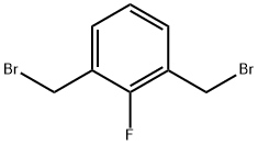 1,3-双(溴甲基)-2-氟苯, 25006-86-4, 结构式