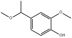 Phenol, 2-methoxy-4-(1-methoxyethyl)-,25007-53-8,结构式