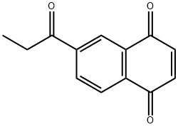 1,4-Naphthalenedione, 6-(1-oxopropyl)- (9CI),250126-54-6,结构式