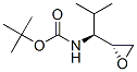 Carbamic acid, [(1S)-2-methyl-1-(2R)-oxiranylpropyl]-, 1,1-dimethylethyl ester Structure