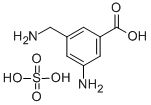 3-AMINOMETHYL-5-AMINOBENZOIC ACID SULFATE Structure