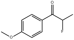 1-Propanone, 2-fluoro-1-(4-methoxyphenyl)- (9CI) Structure