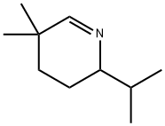 Pyridine, 2,3,4,5-tetrahydro-5,5-dimethyl-2-(1-methylethyl)- (9CI) 化学構造式