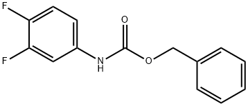 benzyl 3,4-difluorophenylcarbaMate Struktur