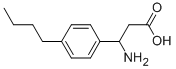 3-AMINO-3-(4-BUTYLPHENYL)-PROPIONIC ACID Structure