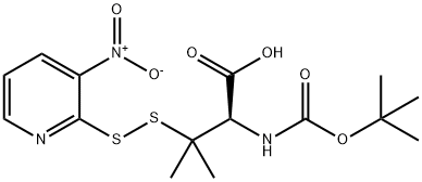 BOC-PEN(NPYS)-OH Struktur
