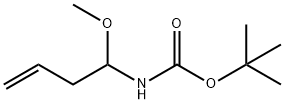 Carbamic acid, (1-methoxy-3-butenyl)-, 1,1-dimethylethyl ester (9CI) Structure