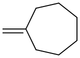 methylidenecycloheptane 化学構造式