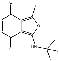 4,7-Isobenzofurandione,  1-[(1,1-dimethylethyl)amino]-3-methyl- Structure