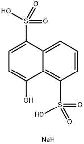 4-ヒドロキシ-1,5-ナフタレンジスルホン酸ジナトリウム 化学構造式