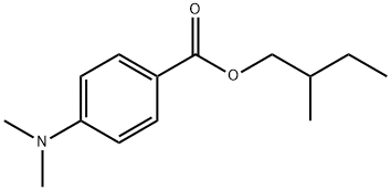 2-methylbutyl 4-(dimethylamino)benzoate 结构式