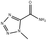 1-Methyl-1H-tetrazole-5-carboxaMide 结构式