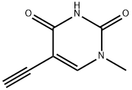 2,4(1H,3H)-Pyrimidinedione, 5-ethynyl-1-methyl- (9CI) Structure