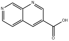 1,7-萘啶-3-羧酸 结构式