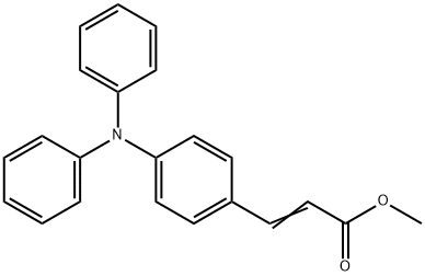 4-(Diphenylamino)cinnamic acid methyl ester Structure