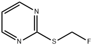 Pyrimidine, 2-[(fluoromethyl)thio]- (9CI),250690-55-2,结构式