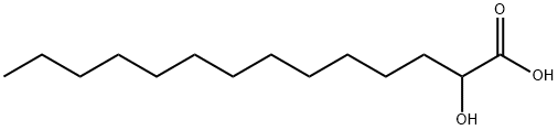 2-HydroxyMyristic Acid Struktur