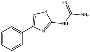 Guanidine, (4-phenyl-2-thiazolyl)- Struktur