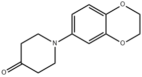 1-(2,3-Dihydrobenzo[b][1,4]dioxin-6-yl)-4-piperidone Structure