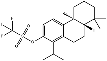 Methanesulfonic acid, trifluoro-, (4bS,8aS)-4b,5,6,7,8,8a,9,10-octahydro-4b,8,8-trimethyl-1-(1-methylethyl)-2-phenanthrenyl ester|