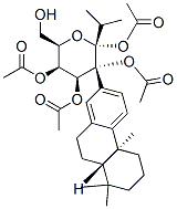 .alpha.-D-Galactopyranoside, (4bS,8aS)-4b,5,6,7,8,8a,9,10-octahydro-4b,8,8-trimethyl-1-(1-methylethyl)-2-phenanthrenyl, tetraacetate 结构式
