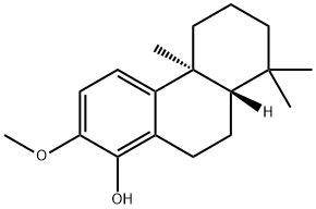 1-Phenanthrenol, 4b,5,6,7,8,8a,9,10-octahydro-2-methoxy-4b,8,8-trimethyl-, (4bS,8aS)- Struktur