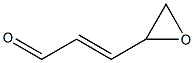 (E)-3-oxiranylacrylaldehyde Structure