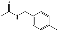 N-(4-メチルベンジル)アセトアミド 化学構造式
