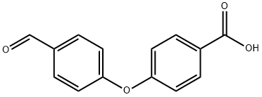 4-(4-FORMYLPHENOXY)BENZOIC ACID,2509-18-4,结构式