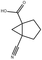Bicyclo[3.1.0]hexane-1-carboxylic acid, 5-cyano- (8CI,9CI) Structure