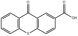 9H-噻吨-9-酮-2-甲酸, 25095-94-7, 结构式