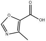 4-メチルオキサゾール-5-カルボン酸 化学構造式