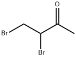 3,4-ジブロモ-2-ブタノン 化学構造式
