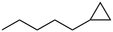 ペンチルシクロプロパン 化学構造式