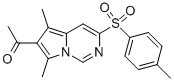 6-ACETYL-5,7-DIMETHYL-3-TOSYLPYRROLO[1,2-C]PYRIMIDINE Struktur