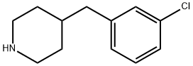 4-(3-Chlorobenzyl)piperidine 化学構造式