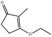 3-ETHOXY-2-METHYL-2-CYCLOPENTEN-1-ONE 化学構造式