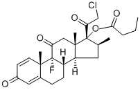 Clobetasone butyrate Structure