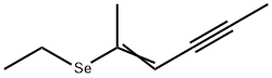 Ethyl(1-methyl-1-penten-3-ynyl) selenide Structure