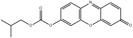 7-(ISOBUTOXYCARBONYLOXY)-3H-PHENOXAZIN-& Structure